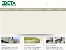 Tablet Screenshot of meblebeta.pl